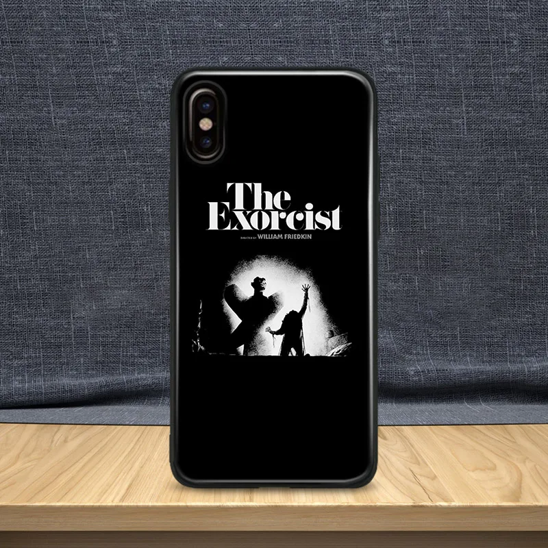 

The exorcist vinyl Horror film Soft Silicone Phone Case Cover Shell For Apple iPhone 5 Se 5s 6 6s 6Plus 6sPlus 7 8 7Plus 8Plus X