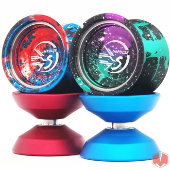 

New arrive TOP YO ImpulseS yoyo Professional YOYO with Metal ring New Technology Yoyo Metal pulse yo-yo free shipping