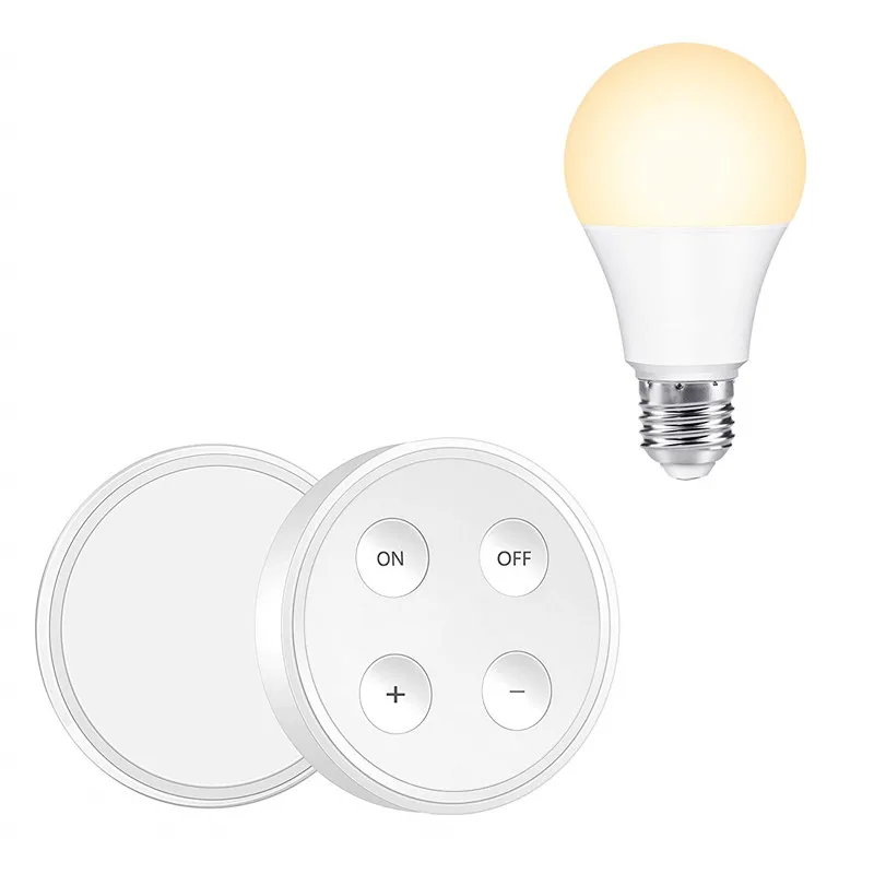 

QCSMART Magnetic Dimmer Switch Remote Control Dimmable Led Bulb up to 30m 3 Color Temperature in 1 Bulb , Wireless but No WiFi