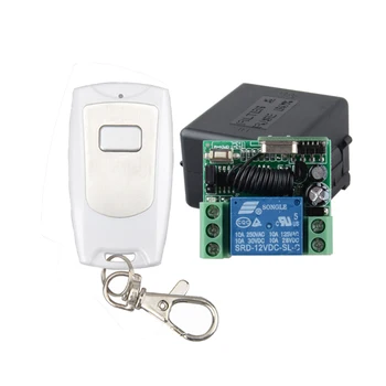 

DC 12V 1CH RF Wireless Remote Control Switch System 315Mhz 433MHZ Transmitter Receiver Smart Switch