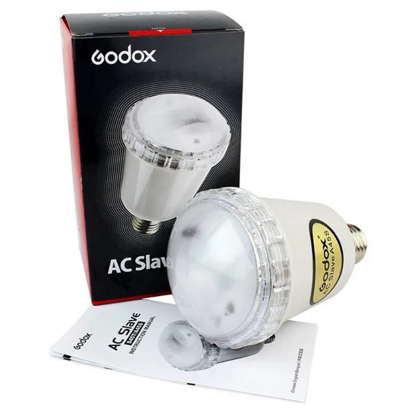 El más nuevo Godox A45s foto estudio luz estroboscópica AC esclavo Flash bombilla E27