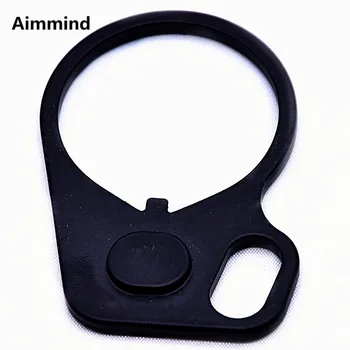 

Tactical Oval Single Loop End Plate Side Sling Adapter Ambidextrous Right Handed Mount Adapter Rifle pistola de Gun Accessories