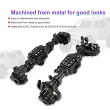 RC автомобиль Передняя и Картер задней оси Запасные детали задней оси задняя коробка передач часть Автомобильная форма фитинги для RC Гусеничный автомобиль D90 осевой SCX10