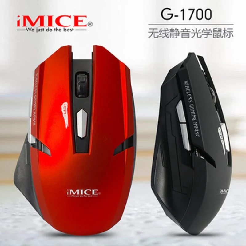 

Mice Silent Click Wireless Mouse 6 Buttons 2000DPI Mute Optical Computer Game The High-end Players & Gaming Professional Players