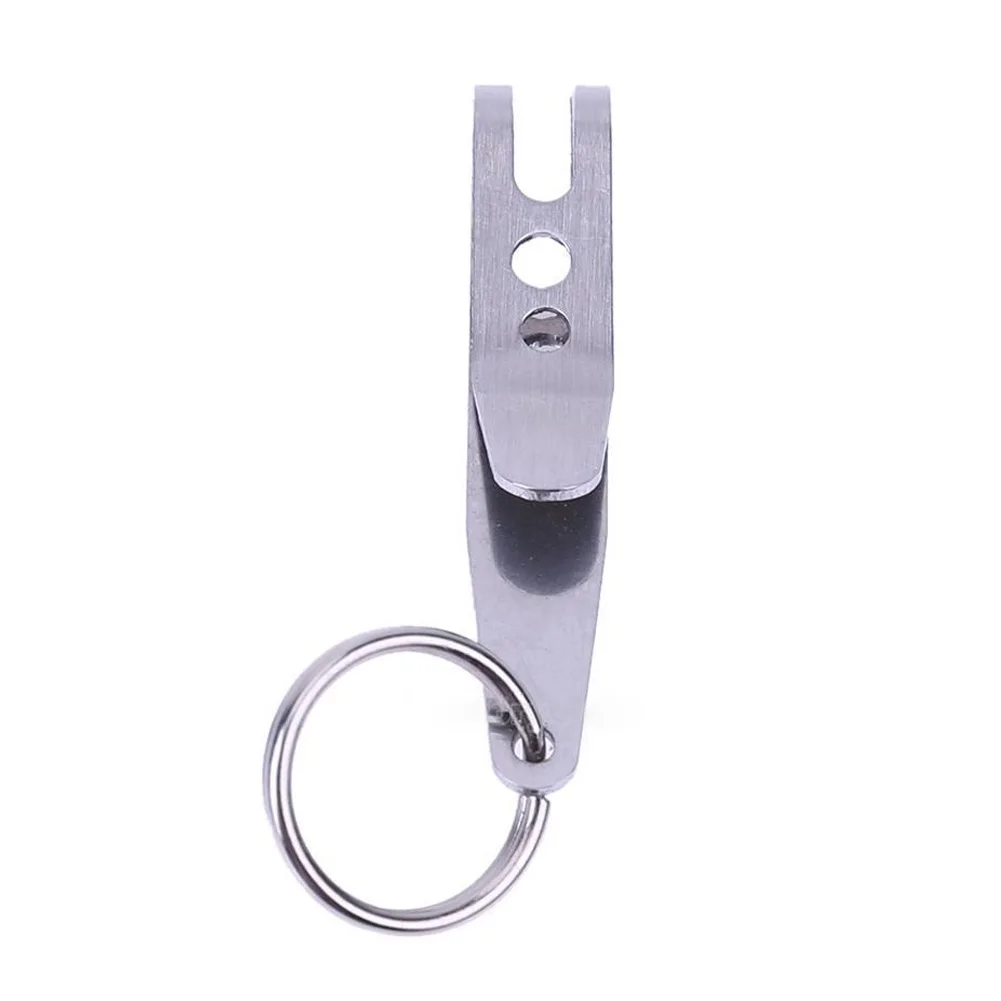 

2pcs EDC Bag Suspension Clip with Key Ring Carabiner Stainless Steel Outdoor Quick Link Tool Climbing Camping Accessories #922