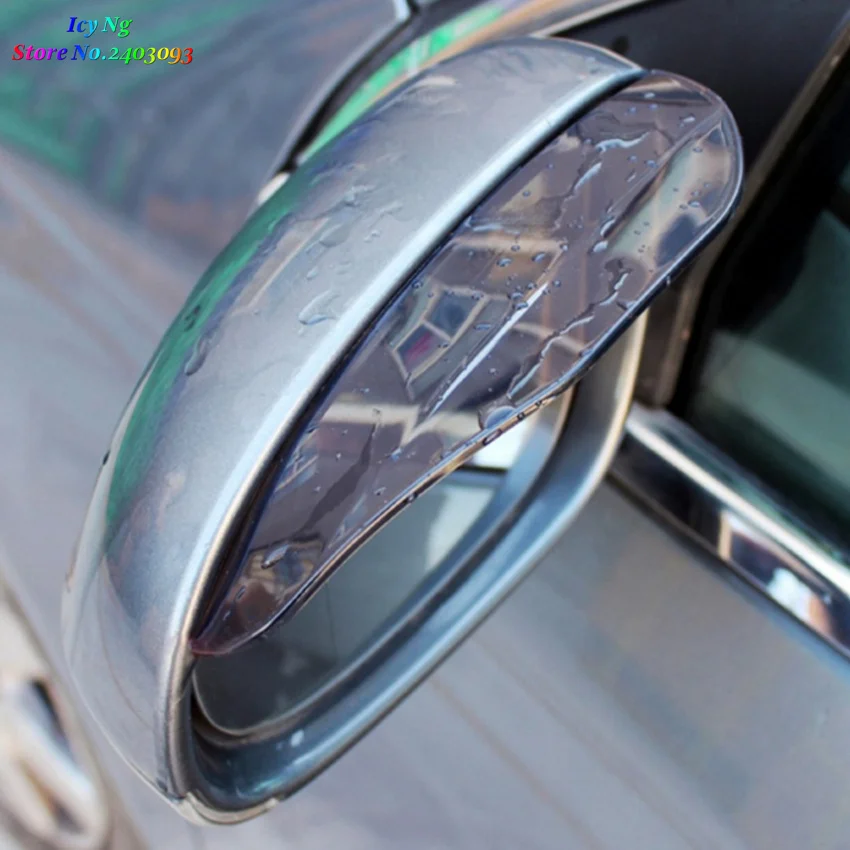 

1Pair Car Styling Rearview Mirror Rain Eyebrow Shield Cover For Chevrolet Cruze TRAX Aveo Lova Sail EPICA Captiva Volt Cobalt