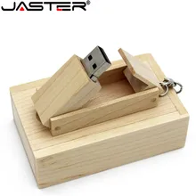 JASTER(более 10 шт бесплатный логотип) Деревянный USB+ коробка USB флэш-накопитель Флешка 4 ГБ 8 ГБ 16 г 32 Гб карта памяти фотография weddi