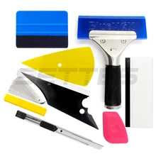 8 в 1 Автомобильный скребок из фольги инструменты скребок для окон автомобиля тонировка Авто Пленка Установка упаковочные инструменты для нанесения царапин для автомобилей