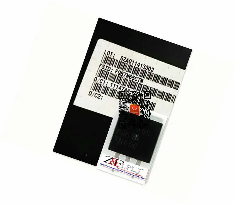 

FQB7N65C 7N65C 7N65 FQB7N65CTM TO-263 / 650V N-Channel MOSFET New Original 50pcs/lot