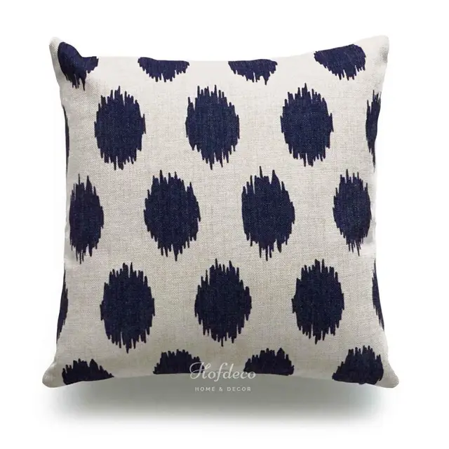 Dekorative Dekokissen Fall Geometrische Marineblau Nautischen