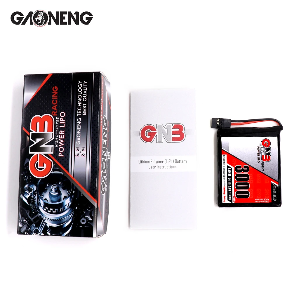 2 шт GAONENG GNB 3000mAh 1S1P 3,8 V HV 5C Lipo батарея для SANWA MT44 пульт дистанционного управления RX аккумулятор TX RC запчасти