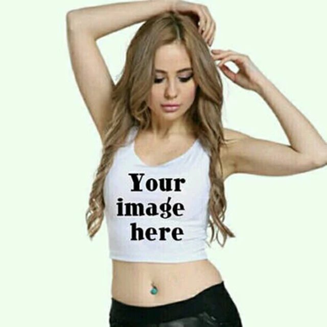 personalised crop top