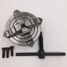 K72 Реверсивный 80 мм токарный патрон 4Jaw независимый Патрон " четыре челюсти 4-M6 для резки работы ЧПУ Инструмент для металлообработки аксессуар