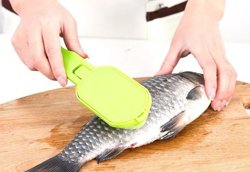 Новые скребок для рыбы кухонные приспособление для снятия чешуи мини кухонные принадлежности