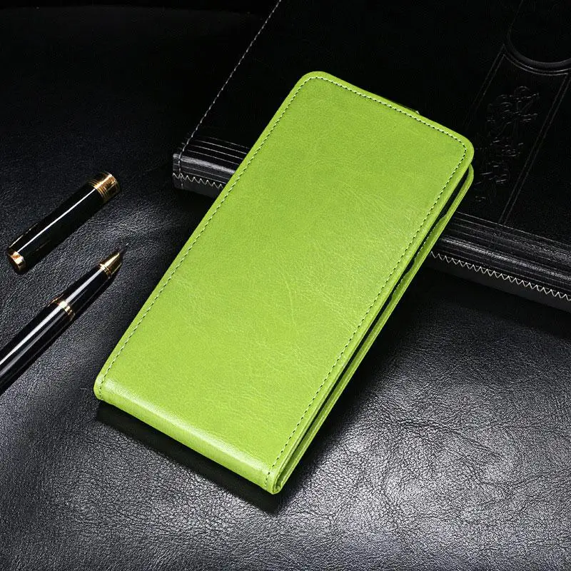 Роскошный кожаный чехол-накладка ZYLAN для Nokia Lumia 630 635 RM-974 RM-978 Чехол флип защитный корпус для телефона сумка в подарок - Цвет: Green