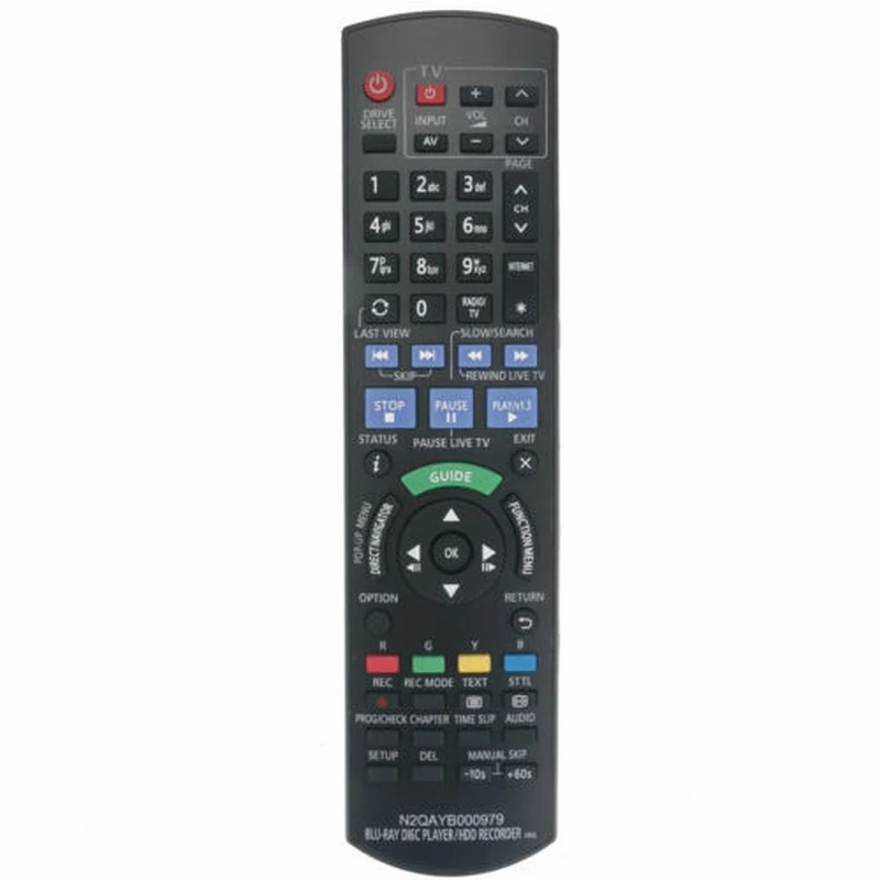 Б/у оригинальный пульт дистанционного управления для Panasonic N2QAYB000293 DMR-XW400 DMR-XW390