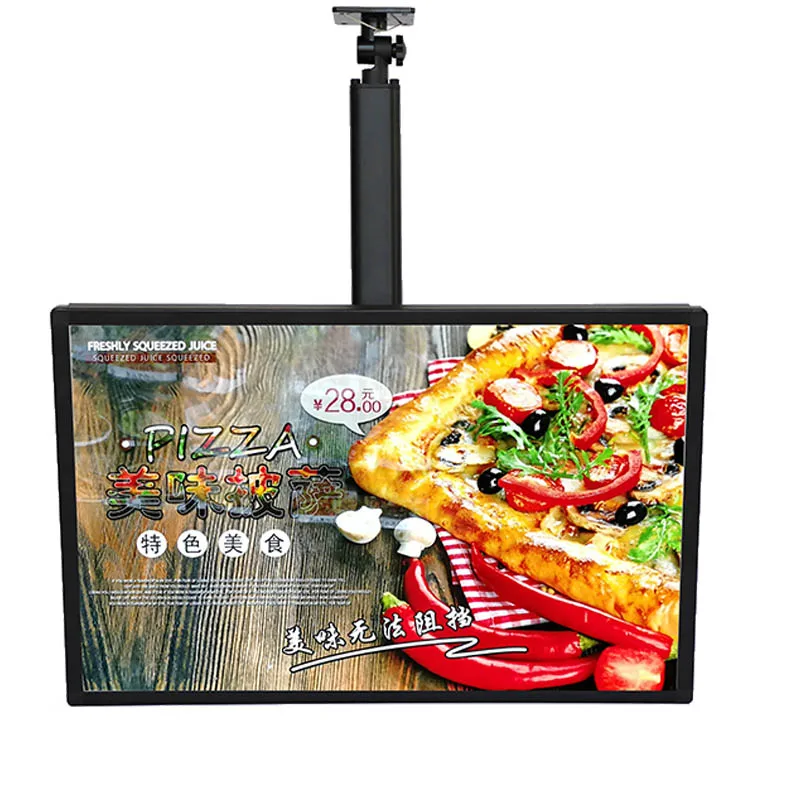 

Ceiling Hanging TV Style Illuminated Poster Display & Backlit Light box Menu Boards for Restaurant Take away,Cafe Shops