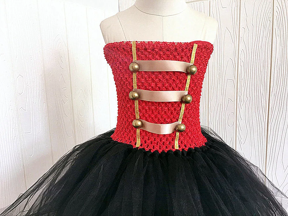 Christmas Party Nutcracker Cosplay Tutu Dress Set for Girls Kids Toy Soldier Halloween Holiday Dress Costume Girl Winter Clothes (11)