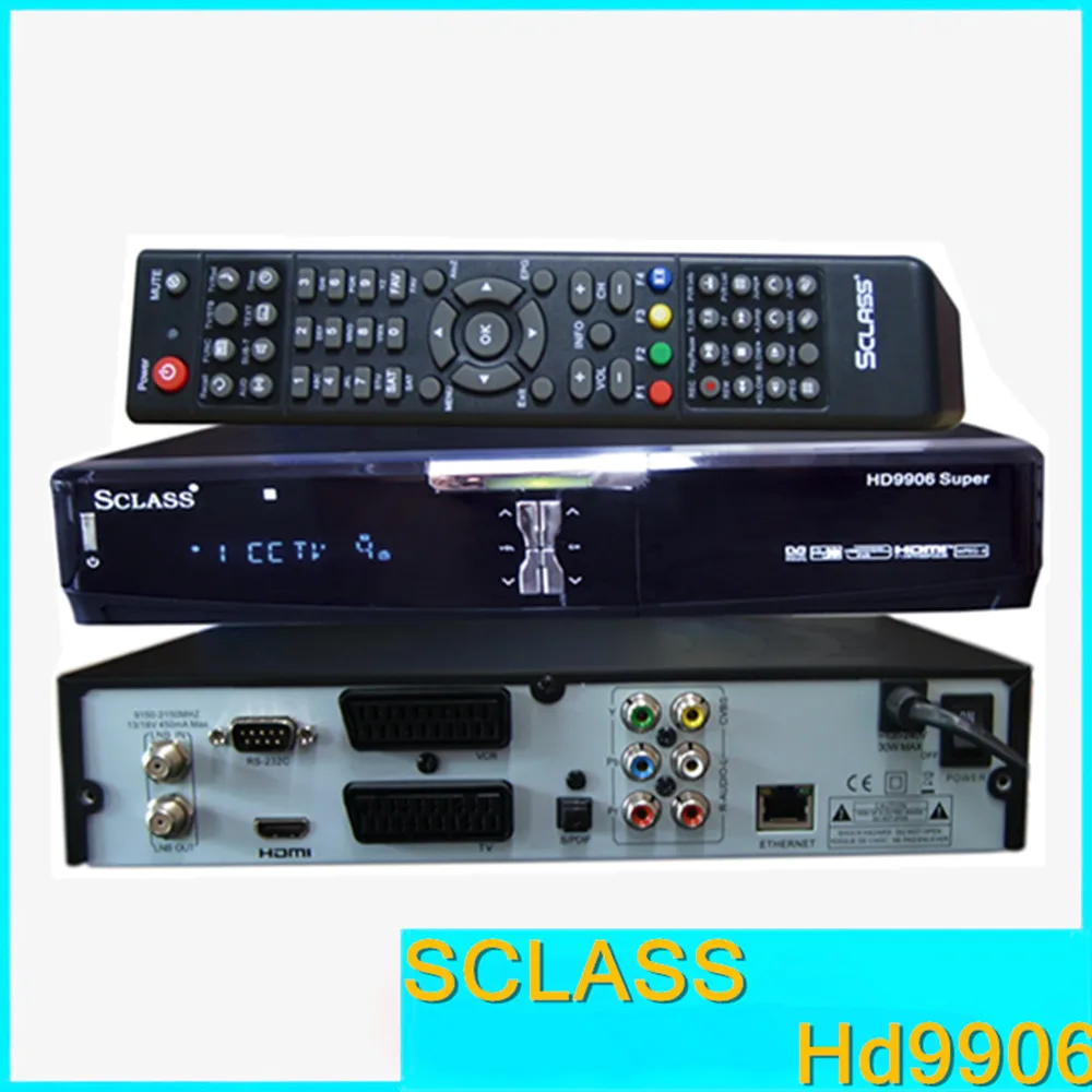 Самый дешевый HD приемник Sclass HD9906 спутниковый ресивер с поддержкой DVB-S2 и DVB-S USB Cccamd