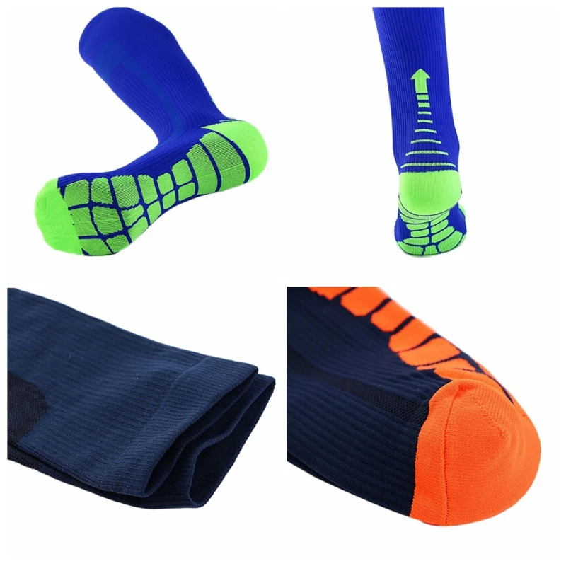 Спортивные Компрессионные носки на каблуке градиентного цвета спортивные высокие носки для верховой езды