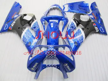 

Blue+Black Eif full Fairing for Ninja ZX-6R 03-04 ZX6R 03 04 ZX6R 636 2003-2004 ZX 6R 03 04 2003 2004