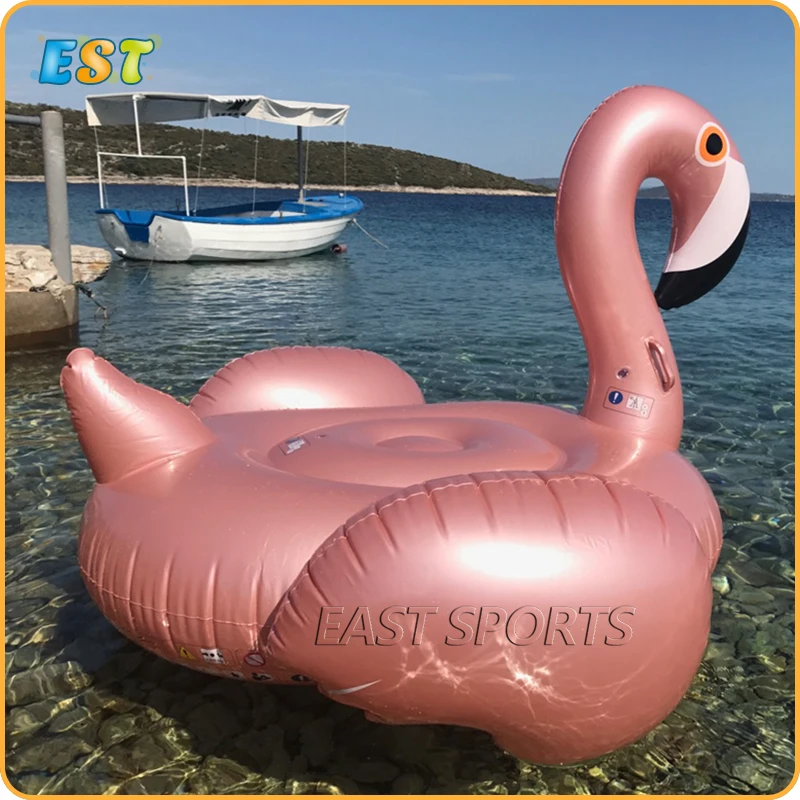 Популярные плавание поплавок трубки плот розовое золото надувной круг-фламинго для бассейна поплавок для продажи