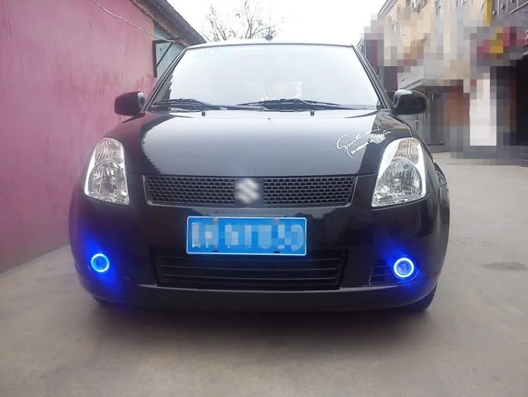 EeMrke светодиодный Ангельские глазки DRL для Suzuki Swift 2006 2007 2008 противотуманных фар Габаритные огни Tagfahrlicht галогенные лампы H11 55 Вт