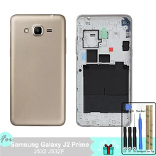 For Samsung Galaxy J2 Prime G532 G532F Full Housing Front Housing LCD Frame Bezel Plate Battery Cover Replacement