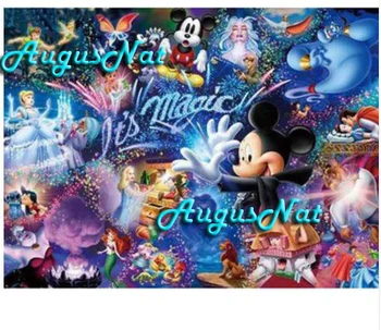 

diamond painting full square cartoon princess mickey mouse seven dwarfs snow white diy kids painting toys crafts present