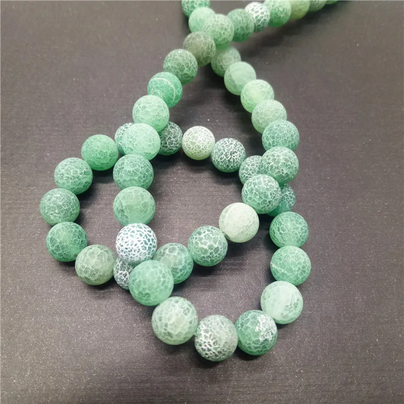 Матовые матовые бусины из натурального камня 6/8/10/12 мм|dragon veins|fire dragon veinsbeads green |
