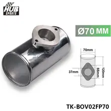 70 мм 2,7" алюминиевая турбо труба/Трубопроводный фланец адаптер для RS/S типа BOV для Toyota шасси 84-89 HU-BOV02FP70