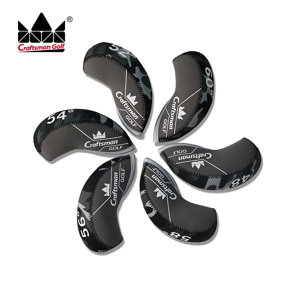 Craftsman 6Pcs Camouflag Golf Wedge Covers Hoofd Covers Voor SM6 S5 MD5