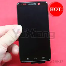 100% Original lcd display screen and digitizer touch screen Assembly with frame for Motorola Droid Mini XT1030 black color
