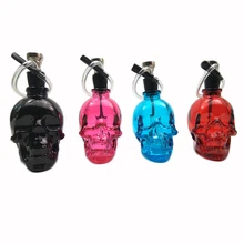 Топ Модный кальян большая голова призрака Череп стиль стеклянные Кальяны трубы Точильщик курительная трубка табачная труба