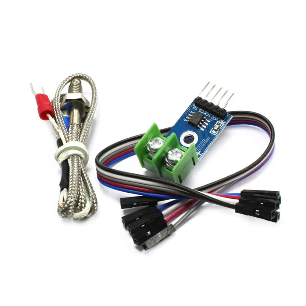 

MAX6675 Module + E Type Thermocouple Sensor Temperature 0-1024 Degree Celsius XXM8