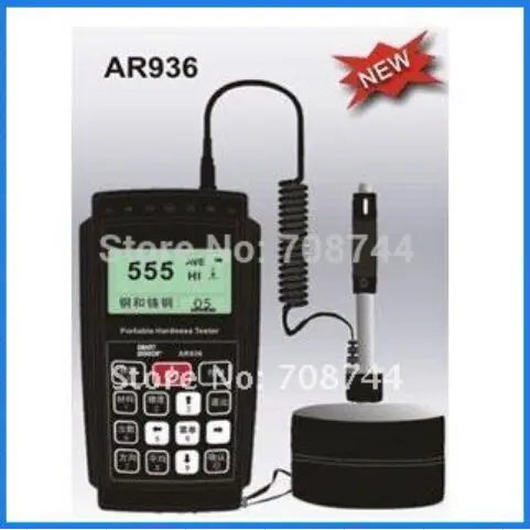 AR936 портативный тестер твердости Leeb с диапазоном(13-100) HRB