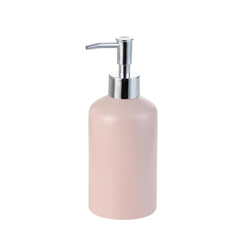 Европа 5 шт. розовая керамическая чашка держатель для зубной щетки мыльница шампунь бутылка Диспенсер Экологичная пара аксессуары для ванной комнаты Набор