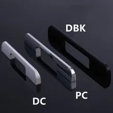 96mm 128mm 160mm modern simple furniture handles silver chrome black matte silver kitchen cabinet wardrobe dresser drawer pulls
