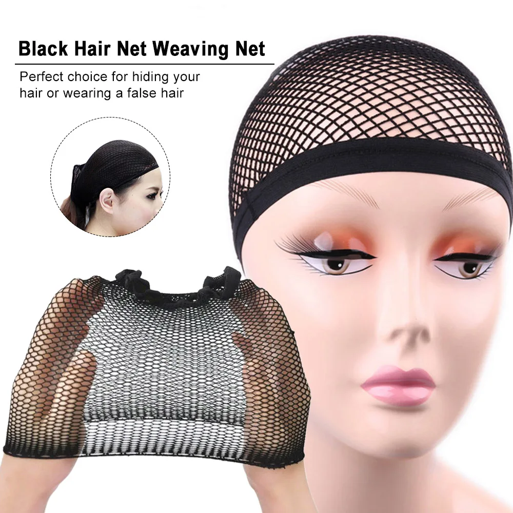 good Quality Mesh Weaving Black Wig Hair Net Making Cap