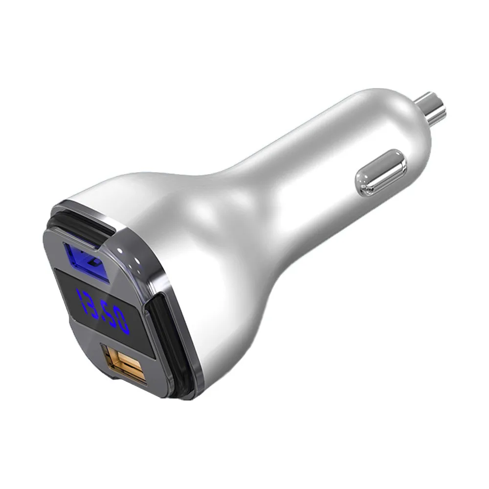 12 В/24 В Многофункциональный USB 2 порта sIntelligent быстрое автомобильное зарядное устройство для всех электронных устройств с usb-портом для зарядки автомобиля Стайлинг