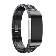 Роскошные сплав кристалл часы наручные ремешок с металлической Рамки для заряд 2 Смарт-часы Регулируемый z1103 челнока