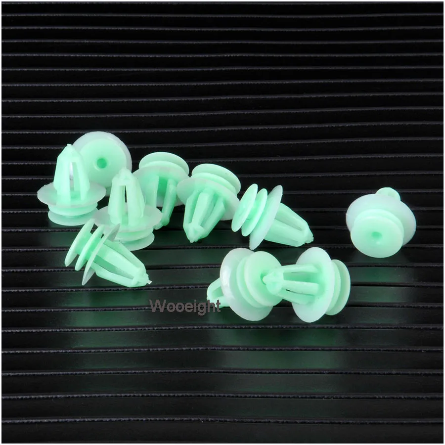 Wooeight 10X Nylon Car Door Trim Panel Clips Fermo Rivetto In Plastica Fastener 007-988-99-78 Misura Per Mercedes Benz W140 W163 S320