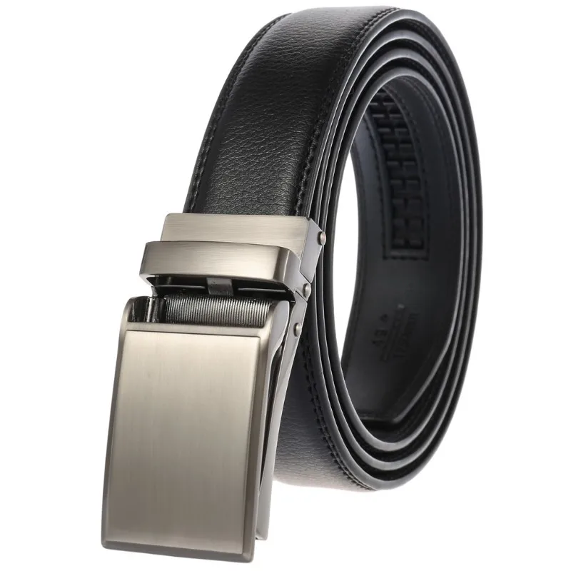 

Luxury brand Belt Men 3.1cm Quality Genuine Top Quality Belt Automatic For Men Strap Male Metal Automatic Buckle LY133-1766-1