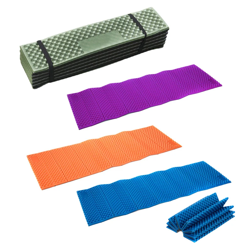 Tapete de Espuma Slot de Ovo Almofada de Dormir Colchão de Campismo Acampamento ao ar Livre Ultraleve Piquenique Moistureproof Mat Dobrável Praia Mat Tenda 7 Esteira de acampamento