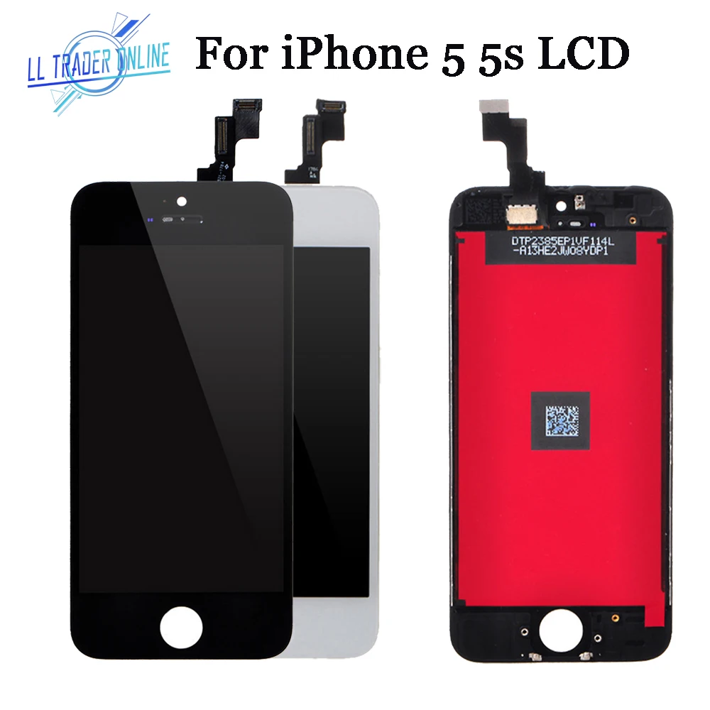 

LL TRADER Touch Display For iPhone 5s 5 LCD Screen Full Assembly Replacement Repair for iPhone5s 5g LCD Panel Pantalla Digitizer