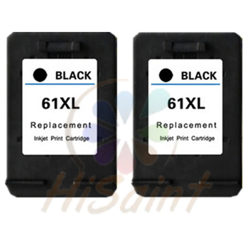 

Sale 2PK Black For HP61XL Ink Cartridges For HP 61XL Deskjet 3052A 1000 1050 1051 2050 2510 2512 3000 3050 3050A Envy 4500 5530