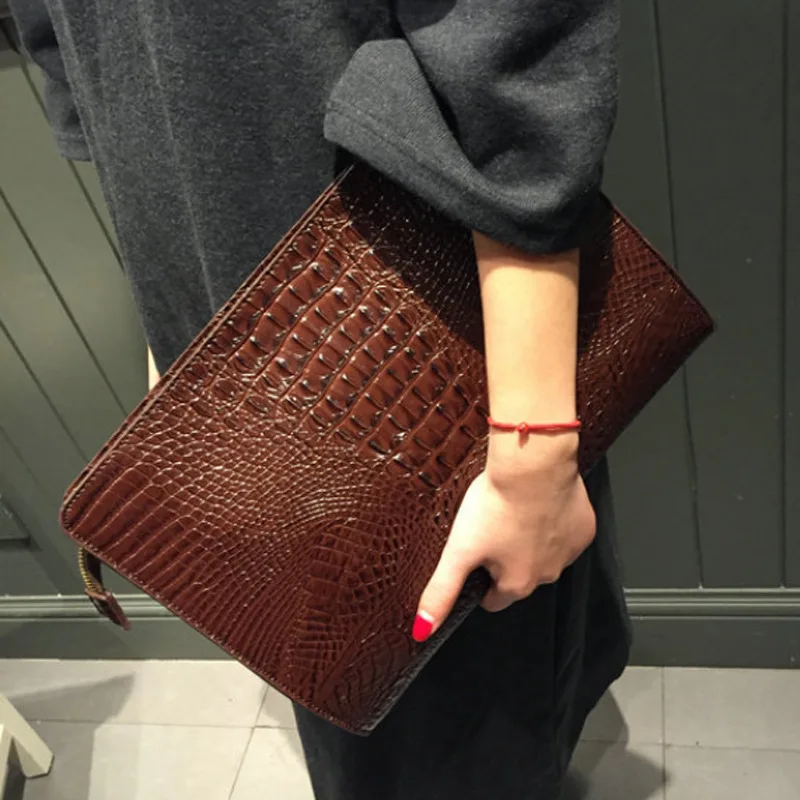

2019 Men Casual Briefcase Business hands bag New Simple Design Man Handbag Leather Brand
