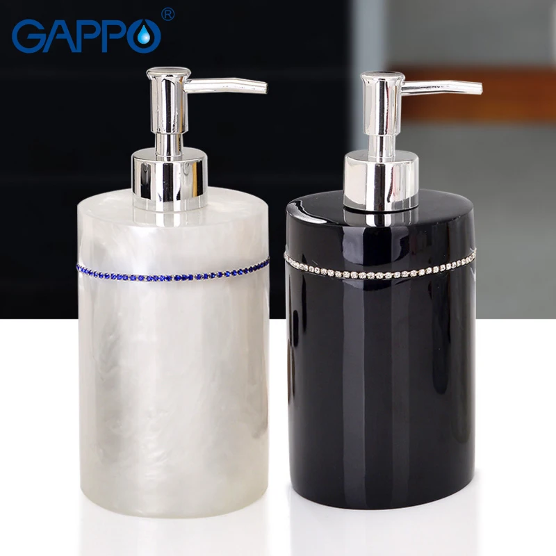 GAPPO дозаторы жидкого мыла мыльный насос ванная комната каучуковый флакон для ванной смолы аксессуары мыльный насос s дозаторы