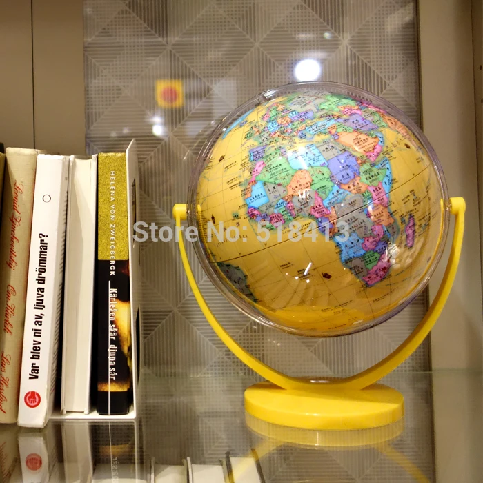 Наклон Универсальный диаметр 20 см Hd желтый океан в китайском и английском земном шаре студентов образования
