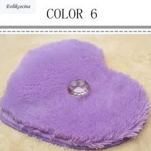 Милая фиолетовая в форме сердца ковер нескользящий дверной коврик ворсистый напольный коврик Декор для ванной комнаты спальни кухни гостиной